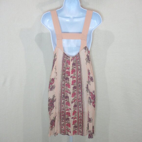 Free People Floral Pinafore Dress | Size Small - Picture 3 of 10